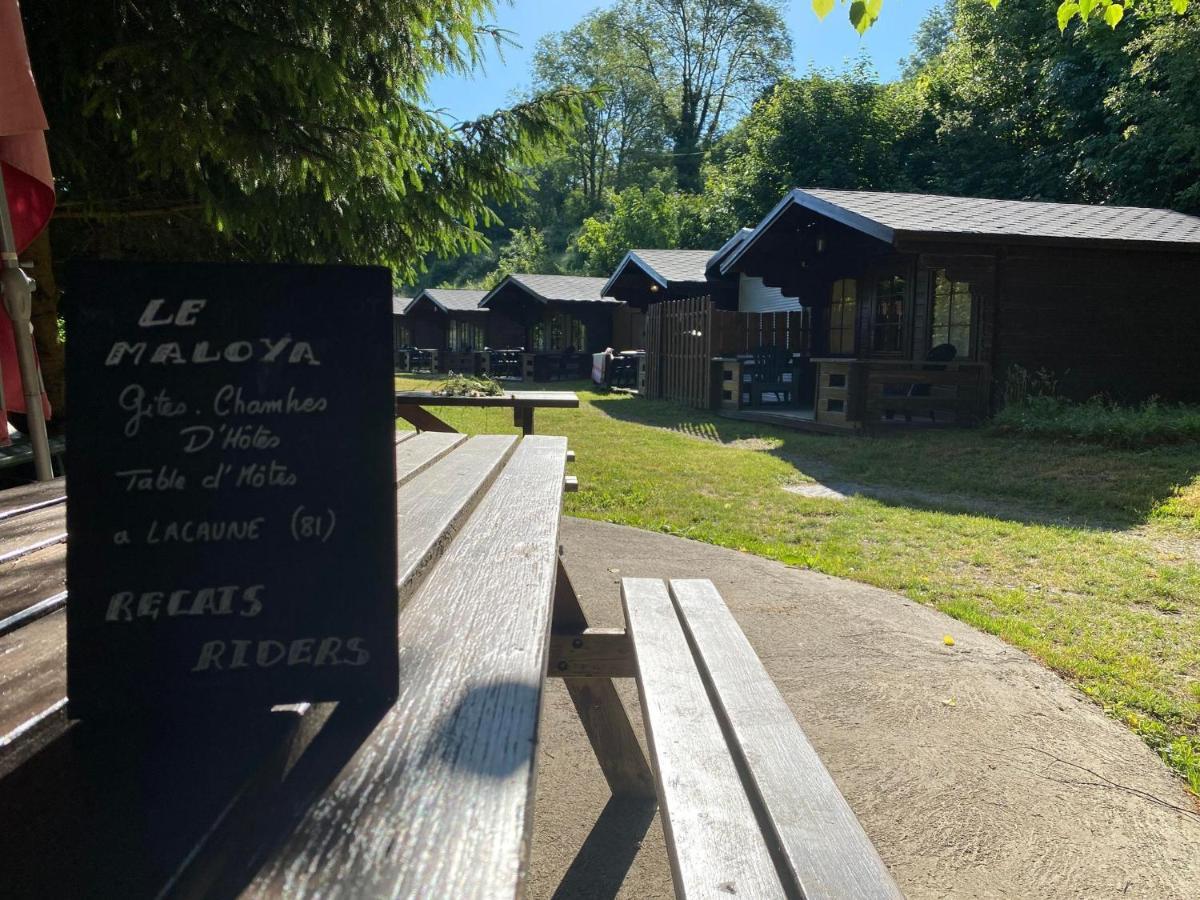 "Le Maloya" Chalets Independants -Chambre Balneo - Relais Motards ラコーヌ エクステリア 写真