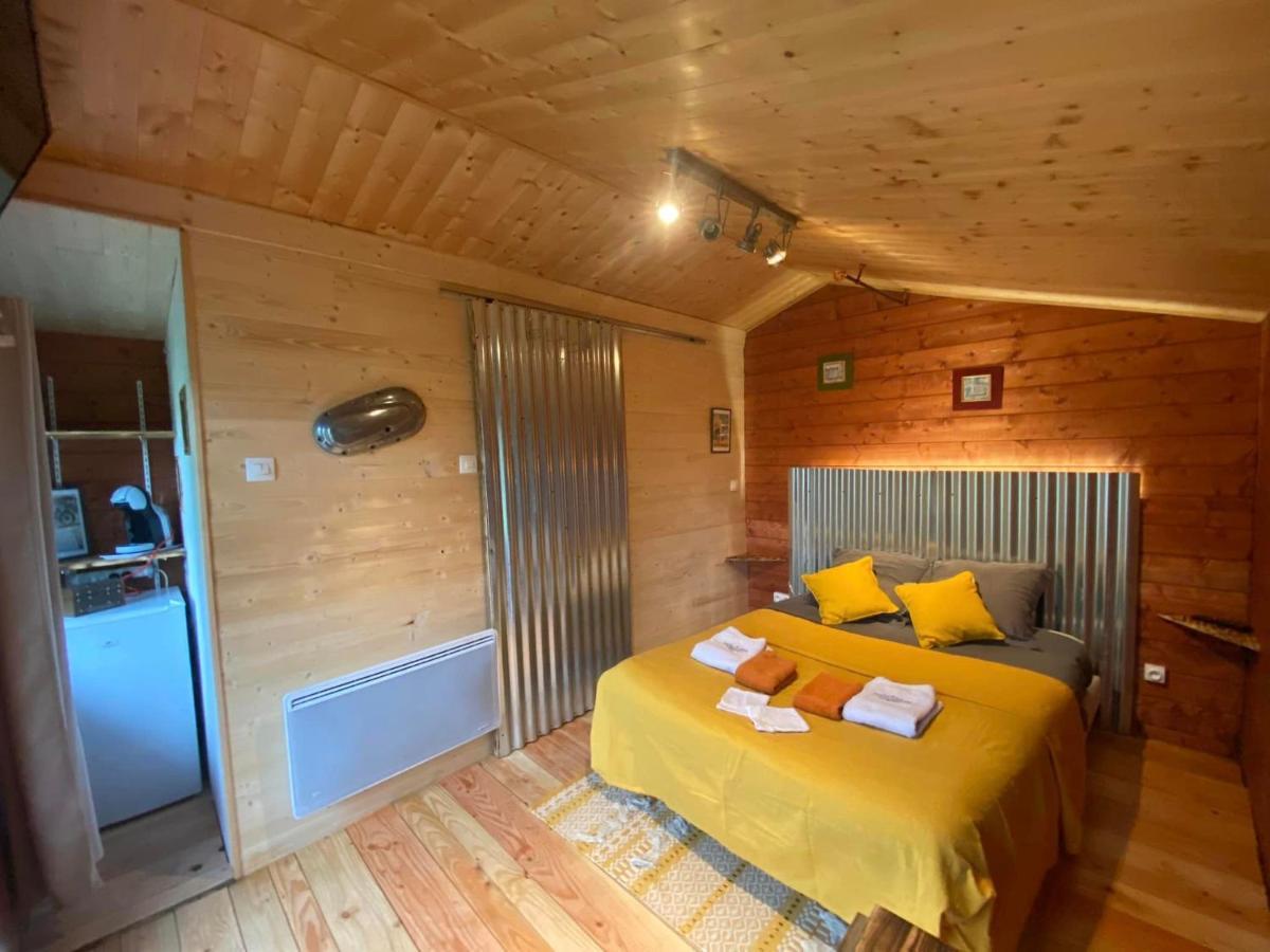 "Le Maloya" Chalets Independants -Chambre Balneo - Relais Motards ラコーヌ エクステリア 写真