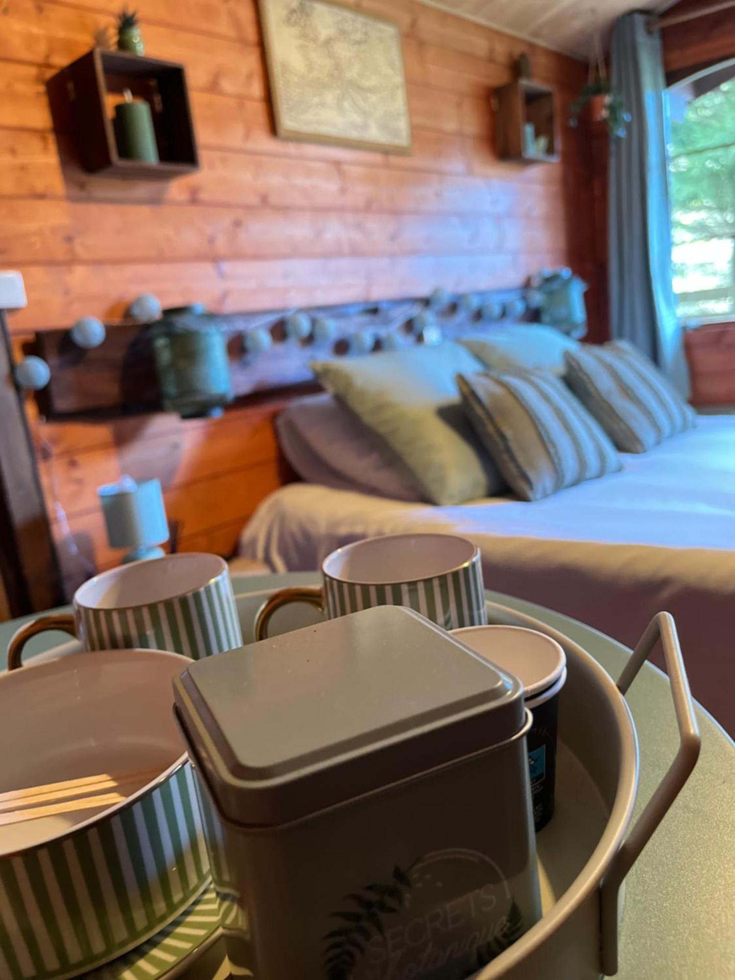 "Le Maloya" Chalets Independants -Chambre Balneo - Relais Motards ラコーヌ エクステリア 写真
