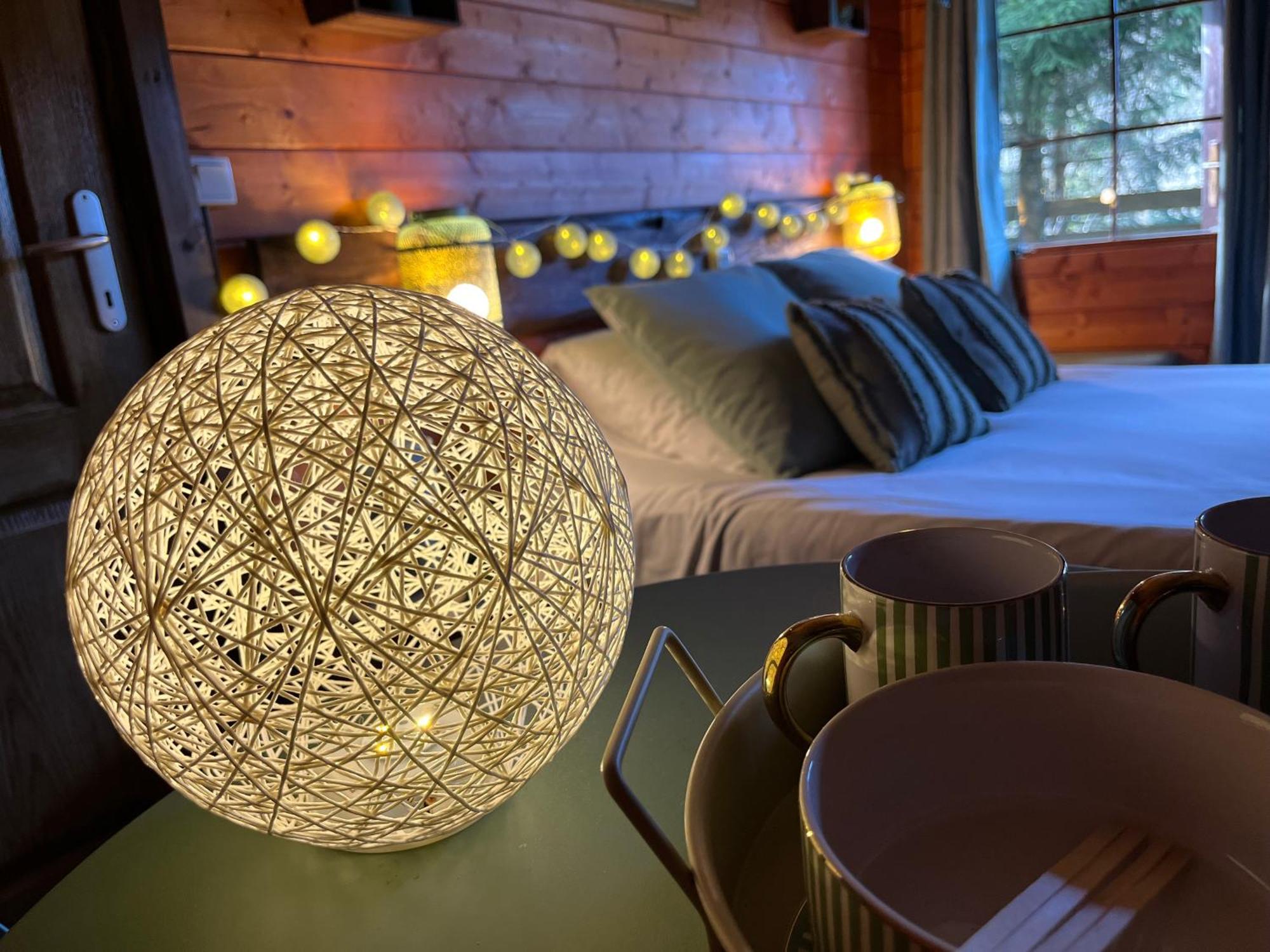 "Le Maloya" Chalets Independants -Chambre Balneo - Relais Motards ラコーヌ エクステリア 写真