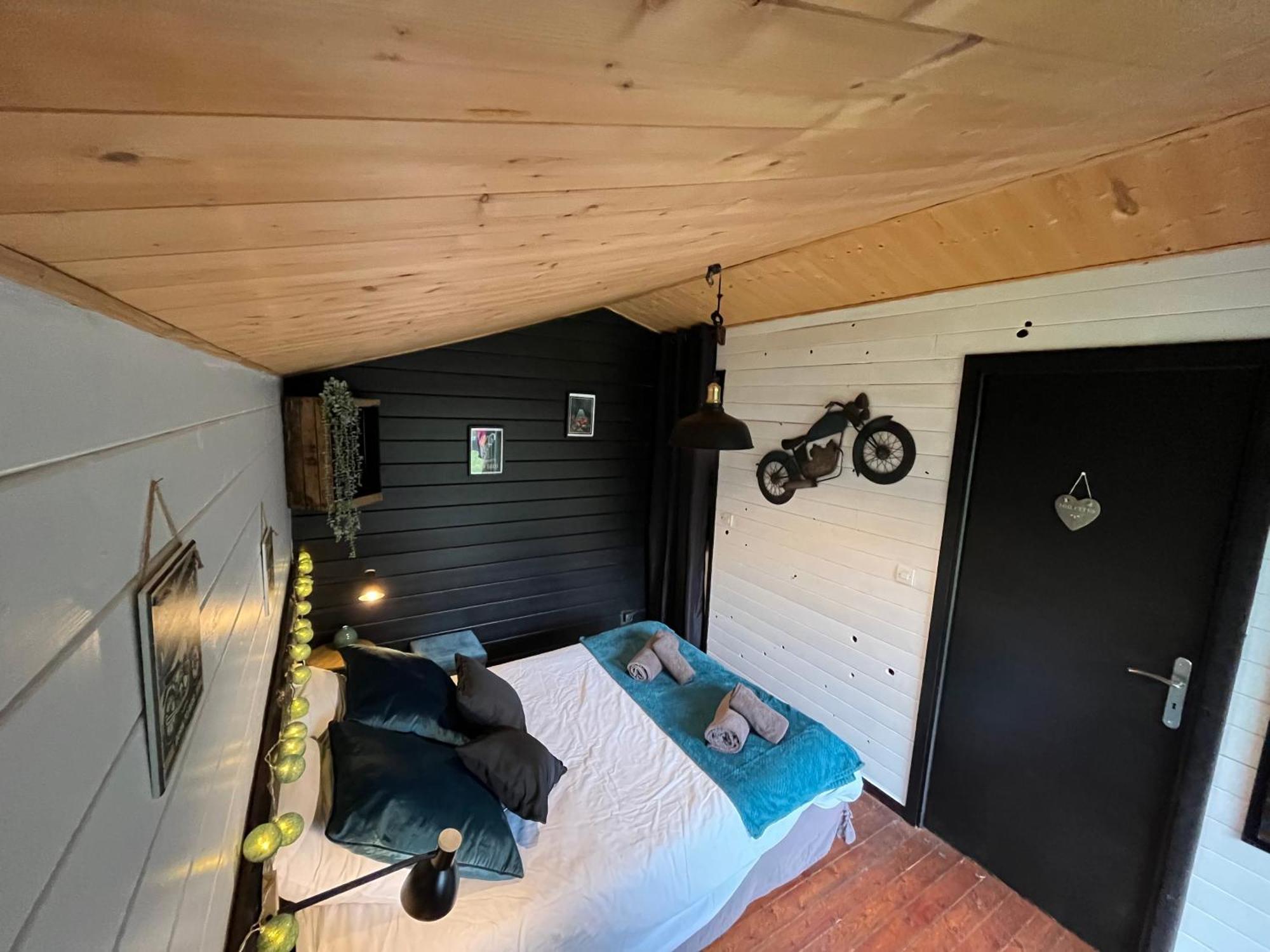 "Le Maloya" Chalets Independants -Chambre Balneo - Relais Motards ラコーヌ エクステリア 写真